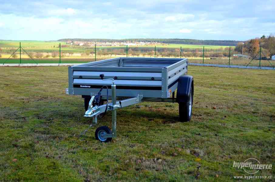 Přívěsný vozík 203 x 116 cm 130km/hod - foto 2