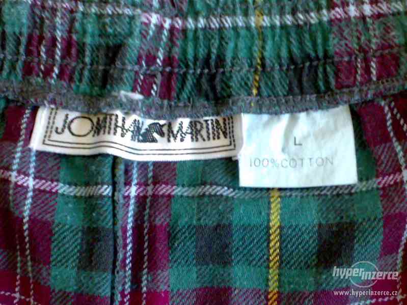 Flanelové šortky JONATHAN MARTIN - velikost L - foto 3