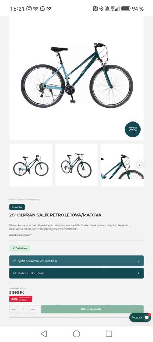 Horské kolo 28" dámské Tábor - foto 11
