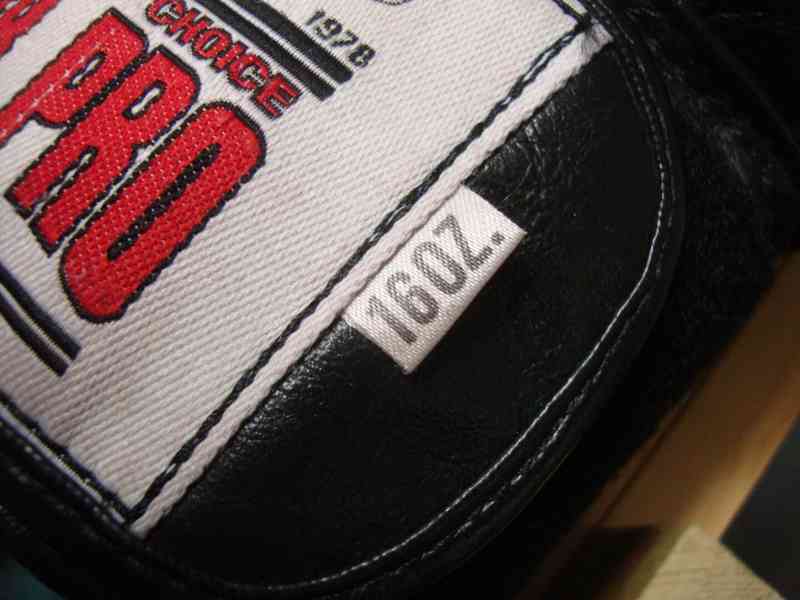 Rukavice kvalitní SUPER PRO Box Kickbox Muay Thai 16OZ - foto 4