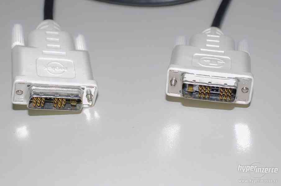 Kabel DVI-D/DVI-D propojovací, stíněný, délka 2m - foto 2