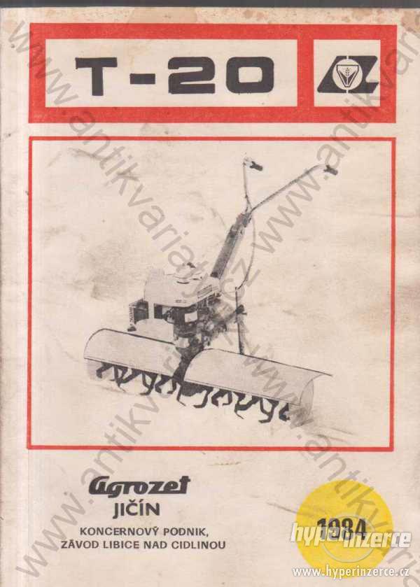Mávod k obsluze Agrozet T-20 1984 - foto 1