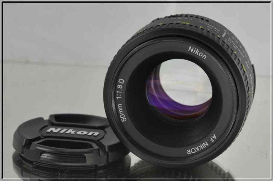 Nikon AF 50mm 1:1.8 D **Full-frame*Pevný - foto 4