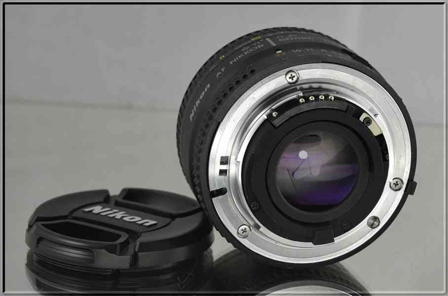 Nikon AF 50mm 1:1.8 D **Full-frame*Pevný - foto 5