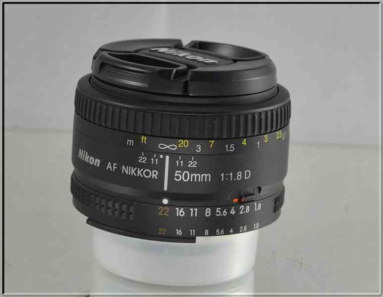 Nikon AF 50mm 1:1.8 D **Full-frame*Pevný - foto 6