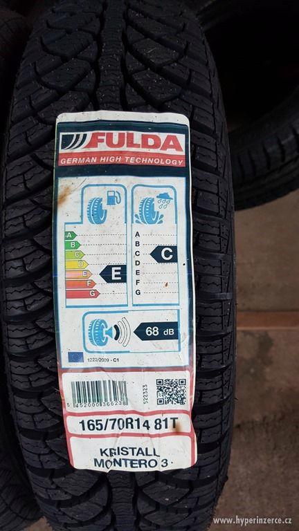 4x nové, nepoužité pneu Fulda Kristall Montero 3 dot2615 165 - foto 2