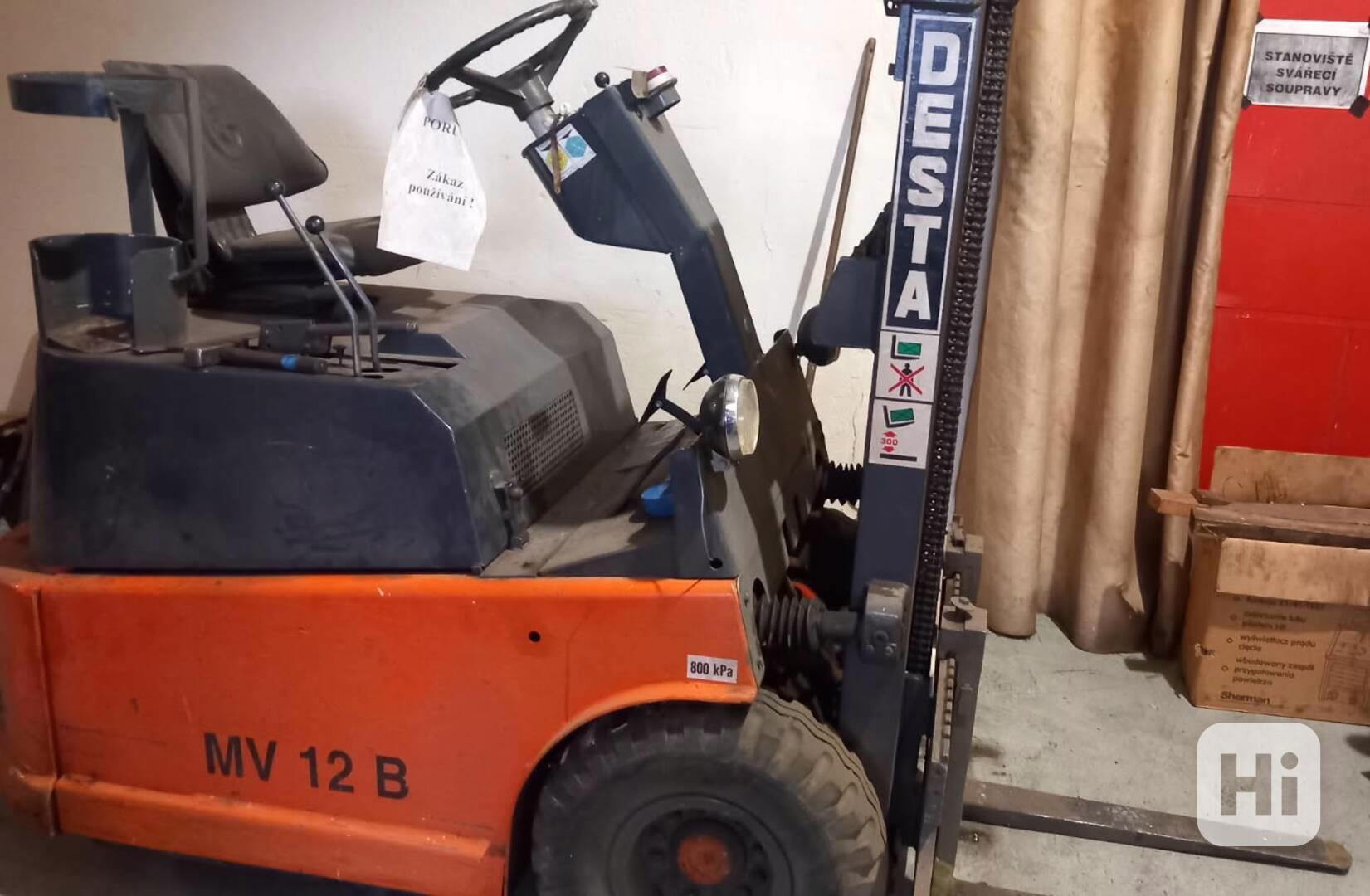 Použitý vysokozdvižný vozík DESTA MV 12 B, LPG + benzín - foto 1