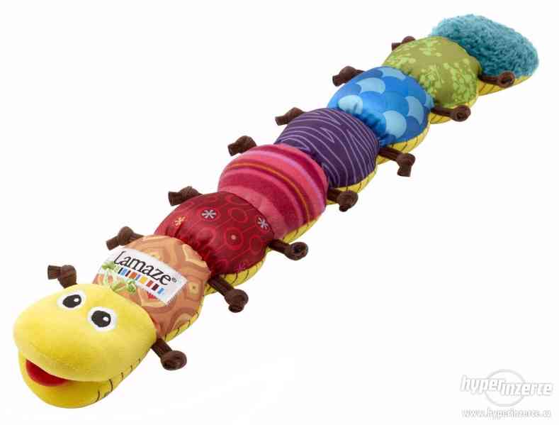 DOPRODEJ, LAMAZE chrastítko hudební housenka. Doprava ZDARMA - foto 3