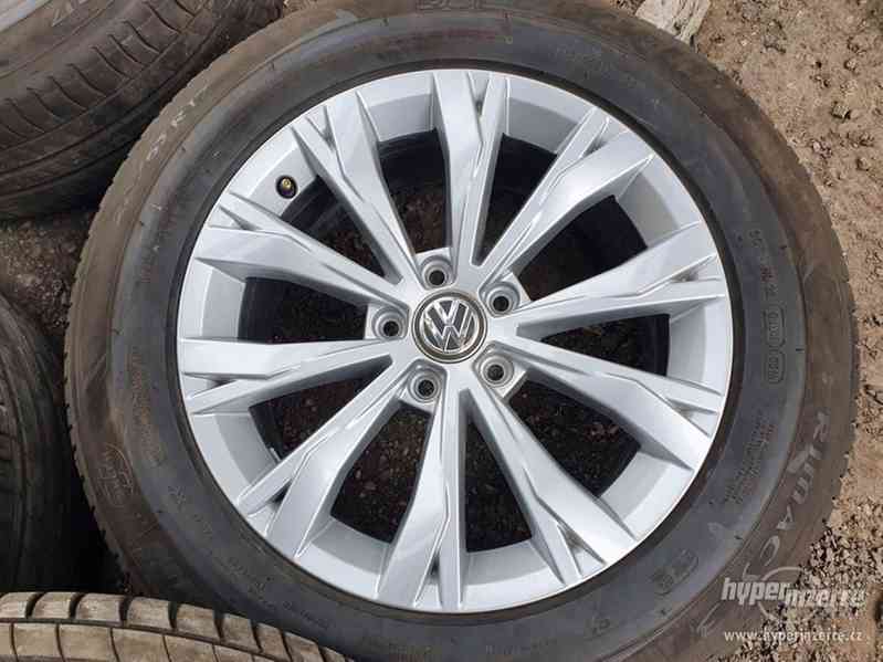 Alu kola elektrony originál Volkswagen r.v.2018 5NA 5x112 7j - foto 3