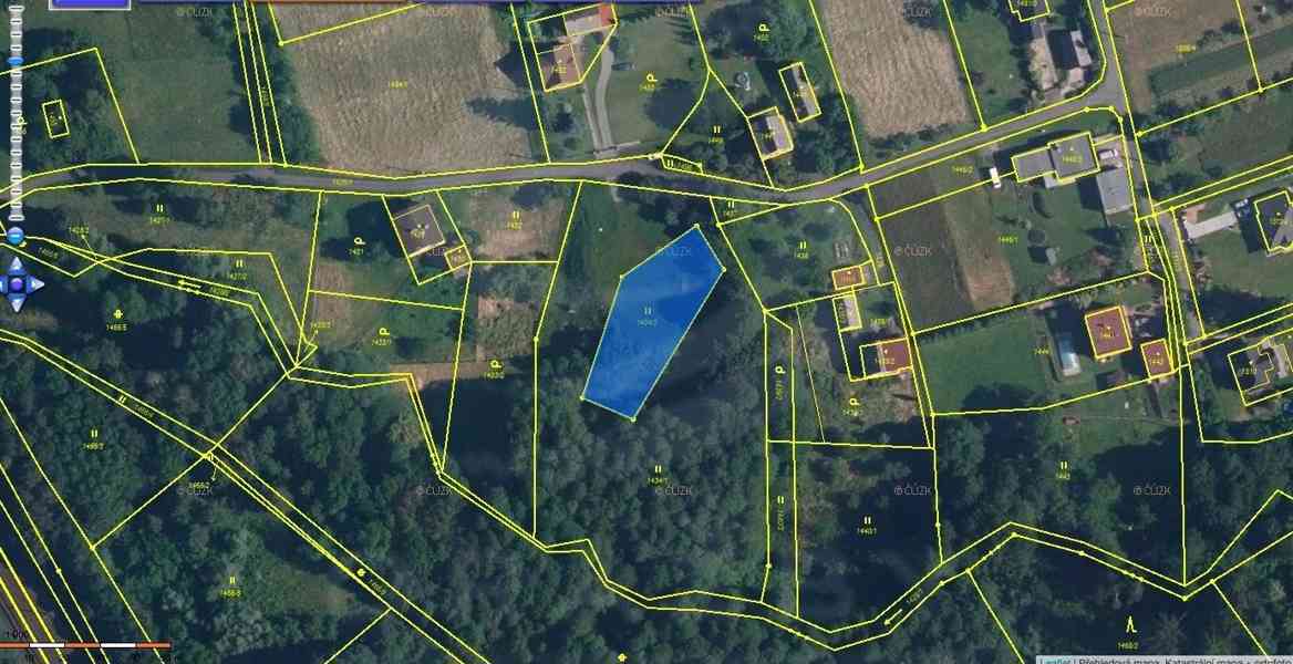 Pozemek - trvalý travní porost - 1048 m2, Vendryně, spoluvlastnický podíl 1/2 - foto 1