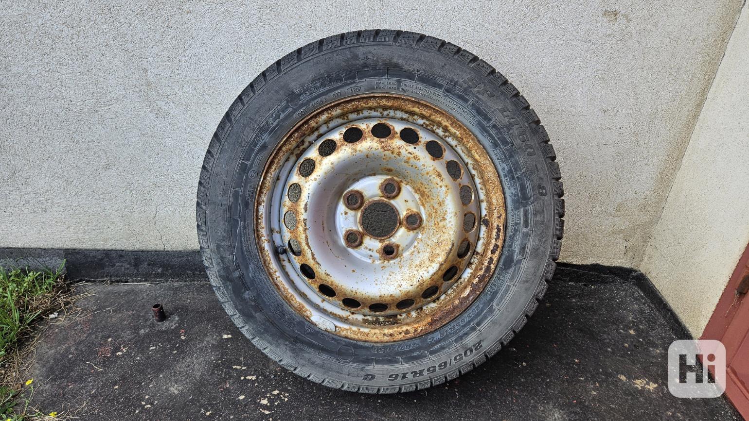 VW Transporter T5 T6 rezerva 205/65 R16C disk 6,5Jx16 ET51 - foto 1