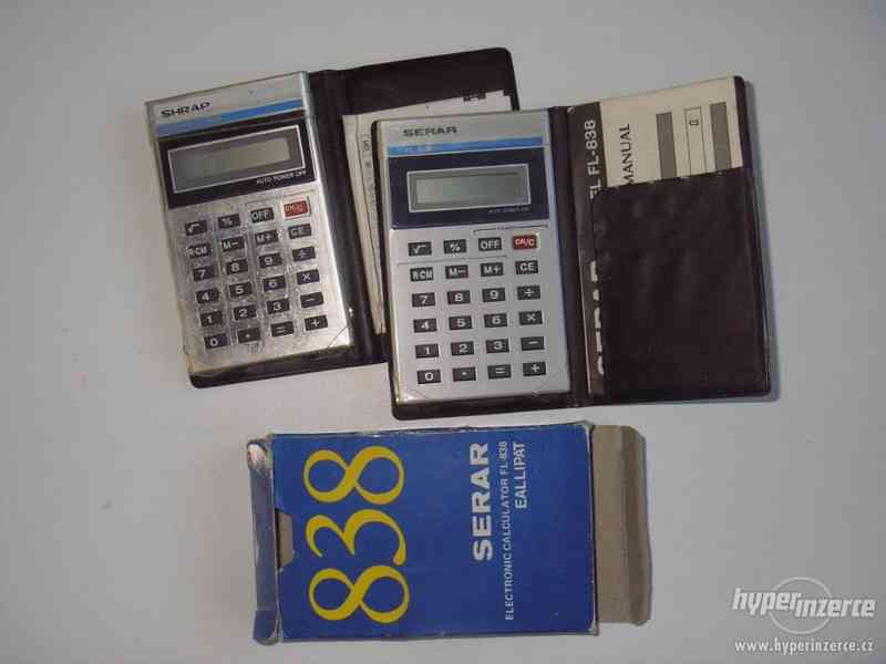 Staré kalkulačky pro sběratele - foto 1