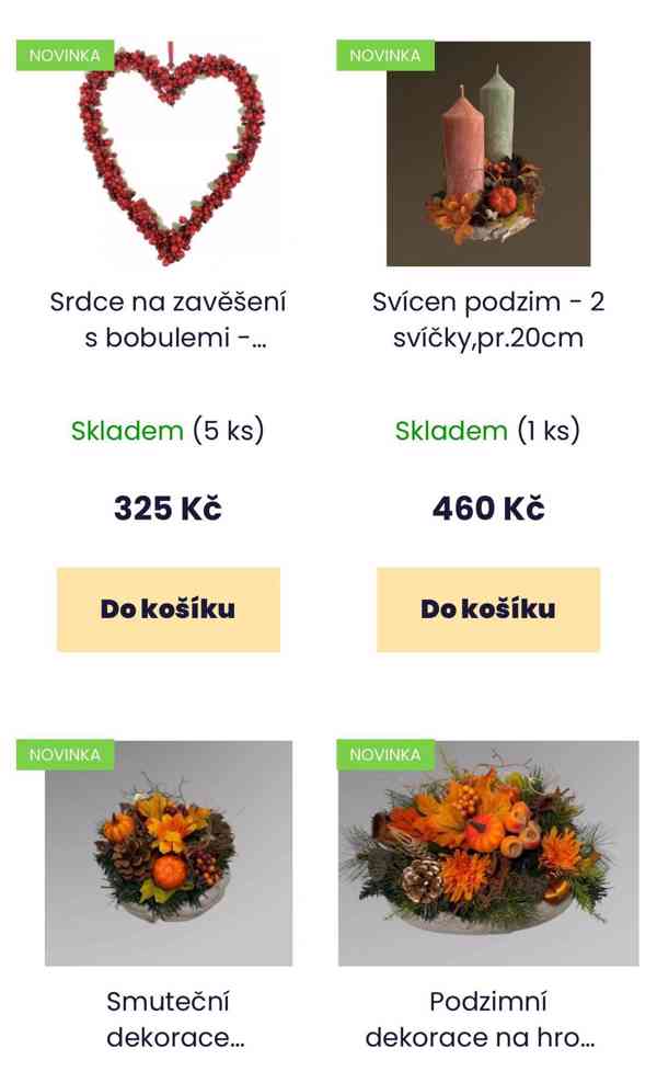 Eshop s klientelou - Dekorace - aranžmá - květiny - foto 11