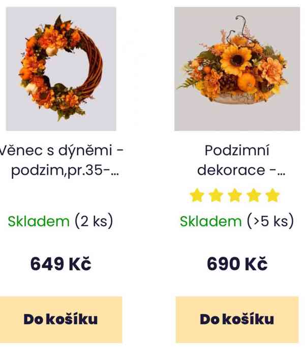 Eshop s klientelou - Dekorace - aranžmá - květiny - foto 12