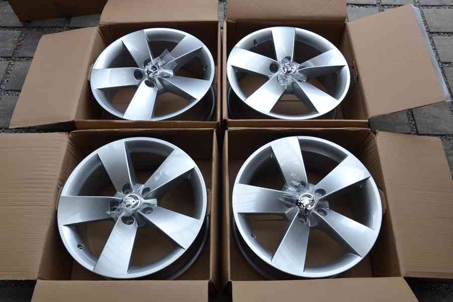 Š.Superb III, Kodiaq,VW B8- NOVÉ 17 orig.alu disky- 7x17, - foto 5