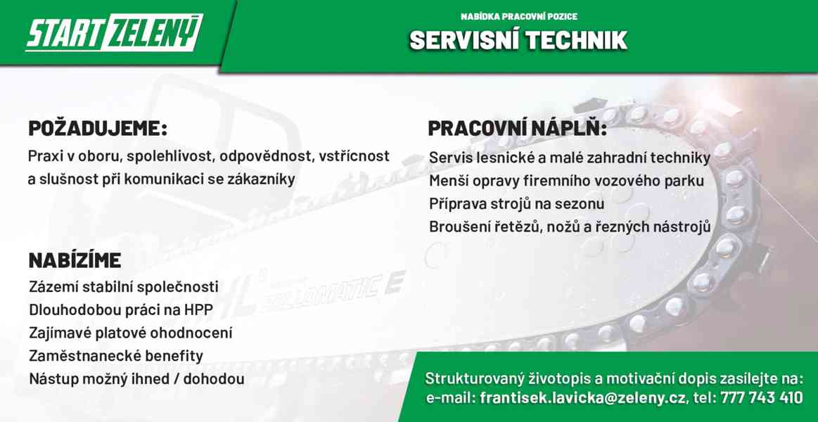 Servisní technik ve Stihlu v Brtnici - foto 4