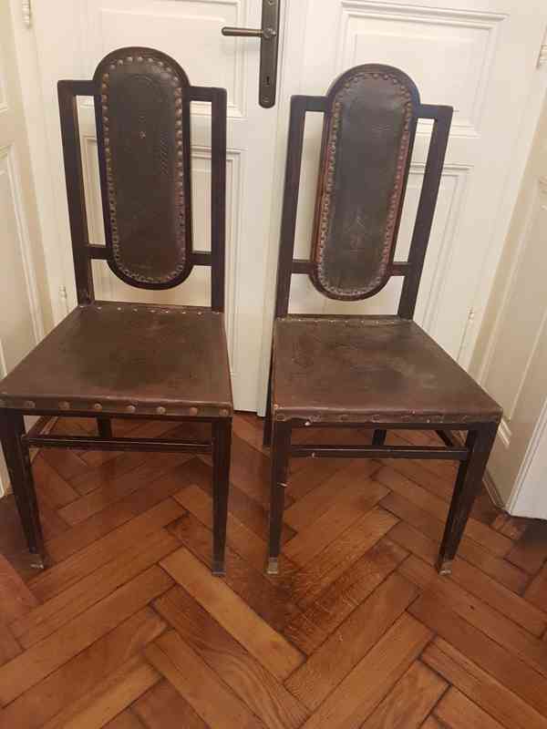 Dřevěné židle zn. Fourniere de Elastique - foto 1