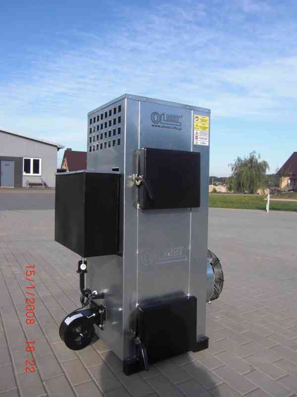 Ohřívač vzduchu NG30kW  do 400 m2   na přepracovaný olej - foto 2