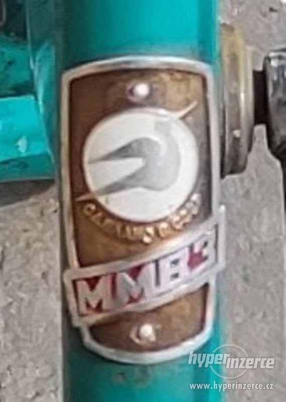 Skládací kolo  sovětské MMVZ (MMB3) zelené barvy s nosičem - foto 3