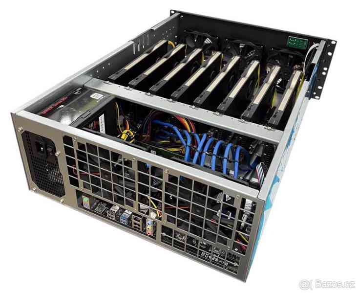 4u server case pro 19″ rack 6/8/12 GPUS - foto 2