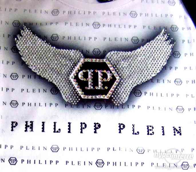 Prodám dívčí tričko Philipp Plein s křídly vel.152 - foto 2