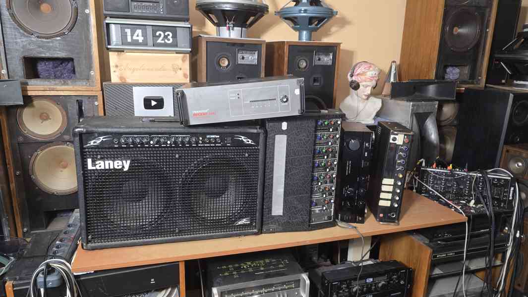 Laney kytarové kombo, Regent, Tesla, SONY - starý zesilovač - foto 2