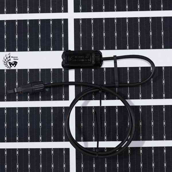 410W Bifaciální sklo Skleněný černý rám Mono solární panels - foto 14
