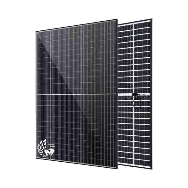 410W Bifaciální sklo Skleněný černý rám Mono solární panels - foto 1