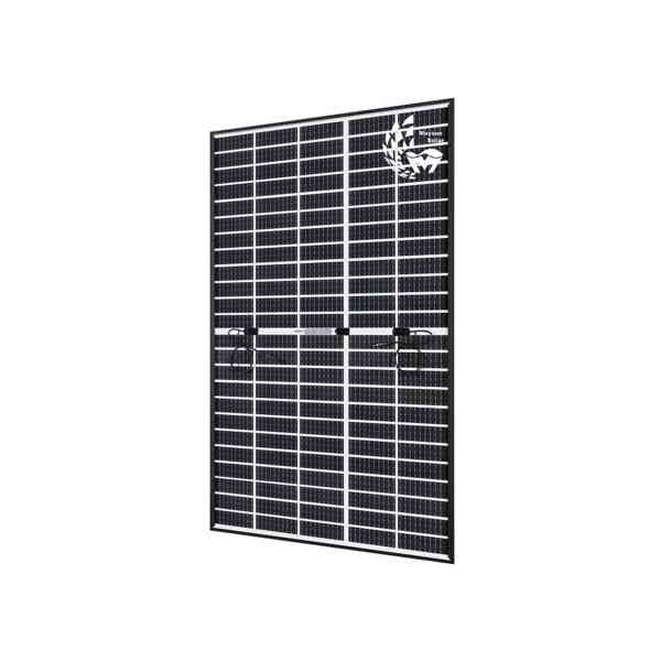 410W Bifaciální sklo Skleněný černý rám Mono solární panels - foto 7