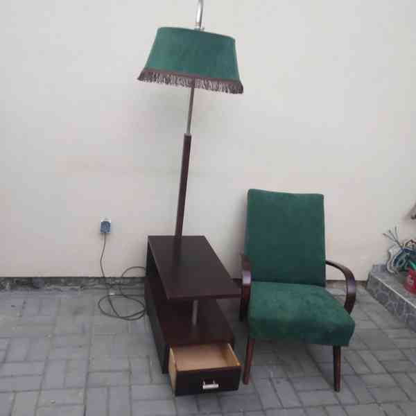 Stojanová lampa J.Halabala. - foto 5