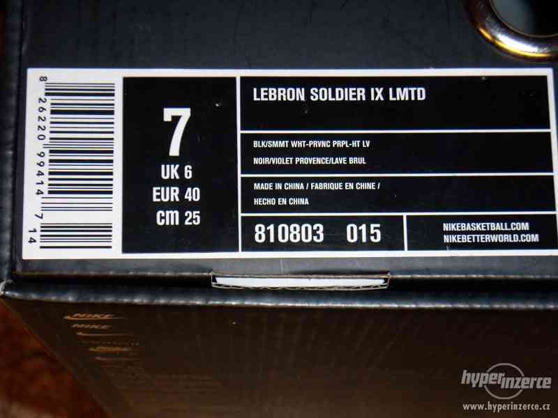 Basketbalové boty, obuv LEBRON, limitovaná edice, vel. 40 - foto 8