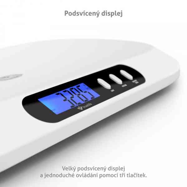 NOVÁ Kojenecká váha - TrueLife BabyScale B5 BT - foto 4