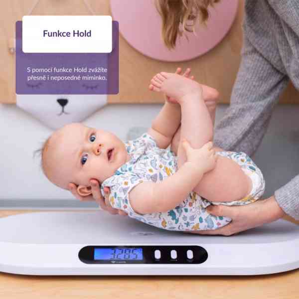 NOVÁ Kojenecká váha - TrueLife BabyScale B5 BT - foto 3