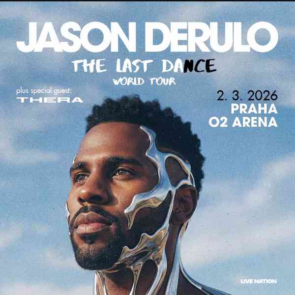 2 lístky na Jason Derulo O2 aréna Praha 2.3.2026
