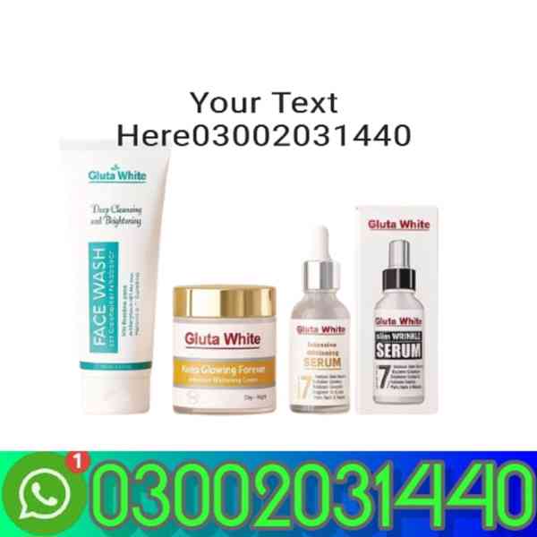 Gluta White Skincare Bundle, Pack Of 3 =Nawabshah-0300203144 - foto 1