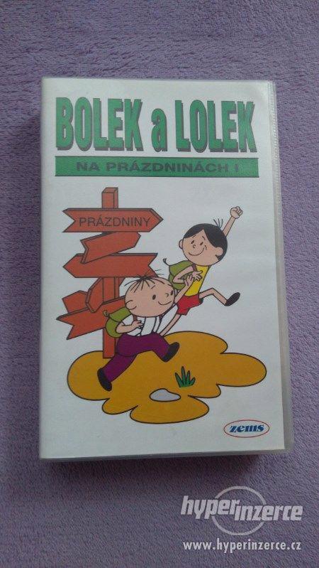 VHS originál kazeta Bolek a Lolek - Na prázdninách - foto 1