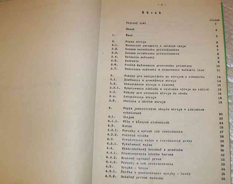 NÁVOD NA OBSLUHU výstředníkových lisů LEK 160 - foto 4