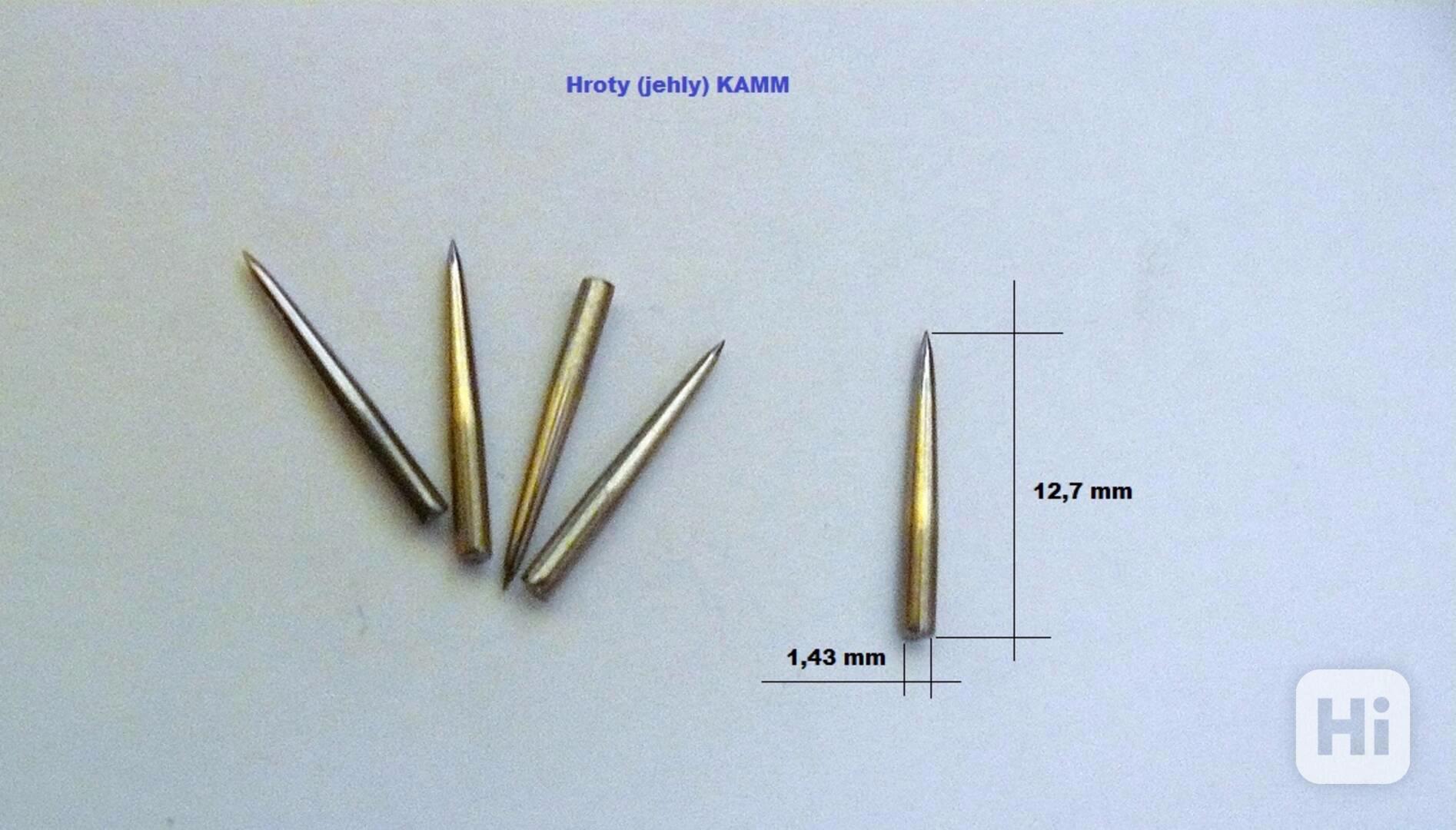 JEHLY (HROTY)  1,43x12,7 mm , leštěné, KALENÉ (sada 2000 ks) - foto 1