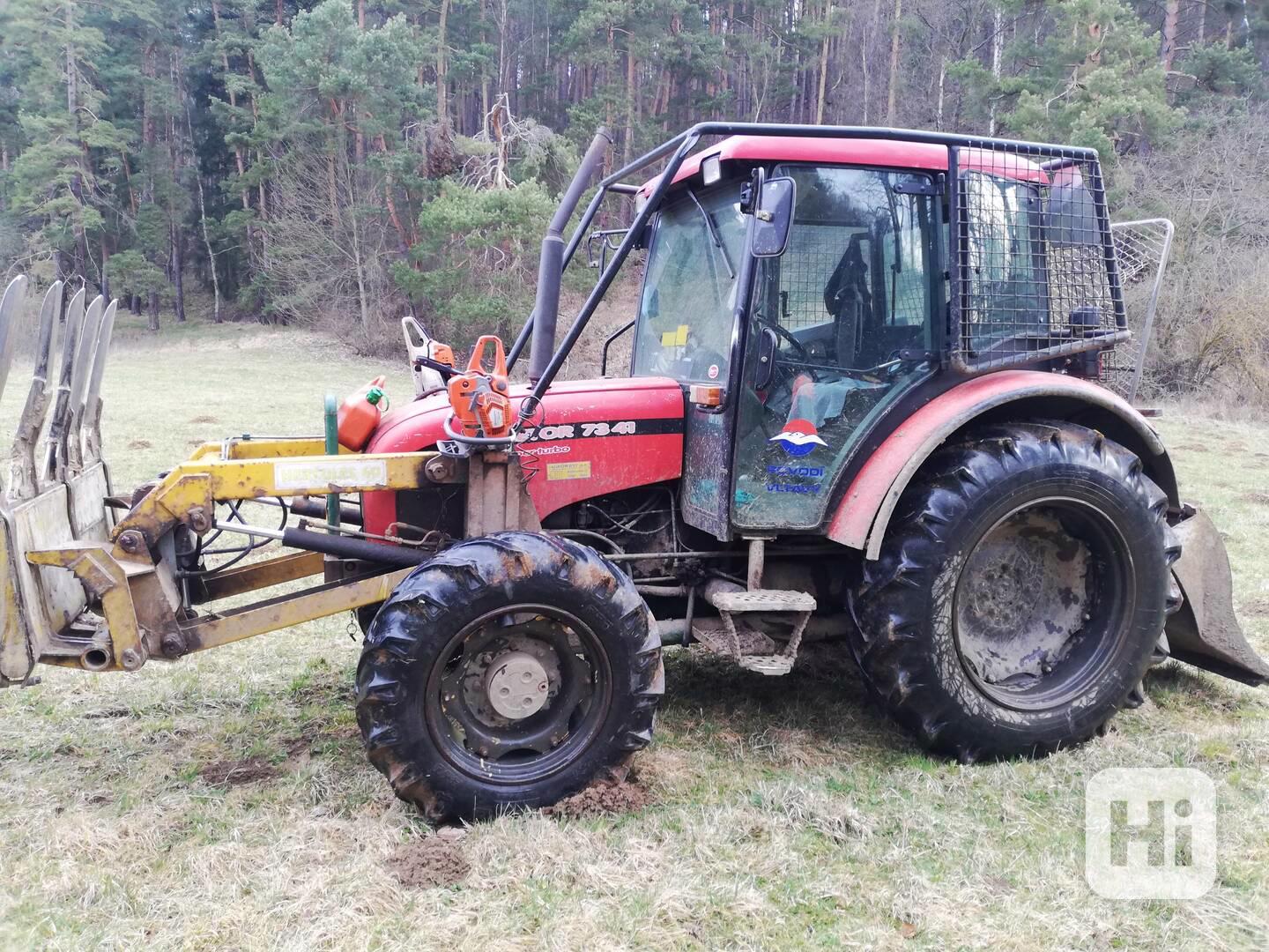 Traktor kolový Zetor 7341 Super Turbo s předním rampovačem - foto 1