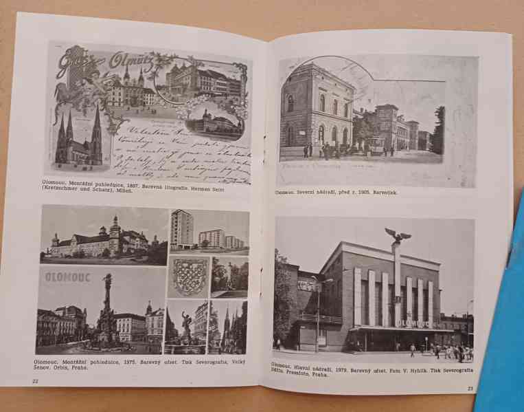 Proměny Olomoucka, katalog výstavy pohlednic k volbám 1981 - foto 2