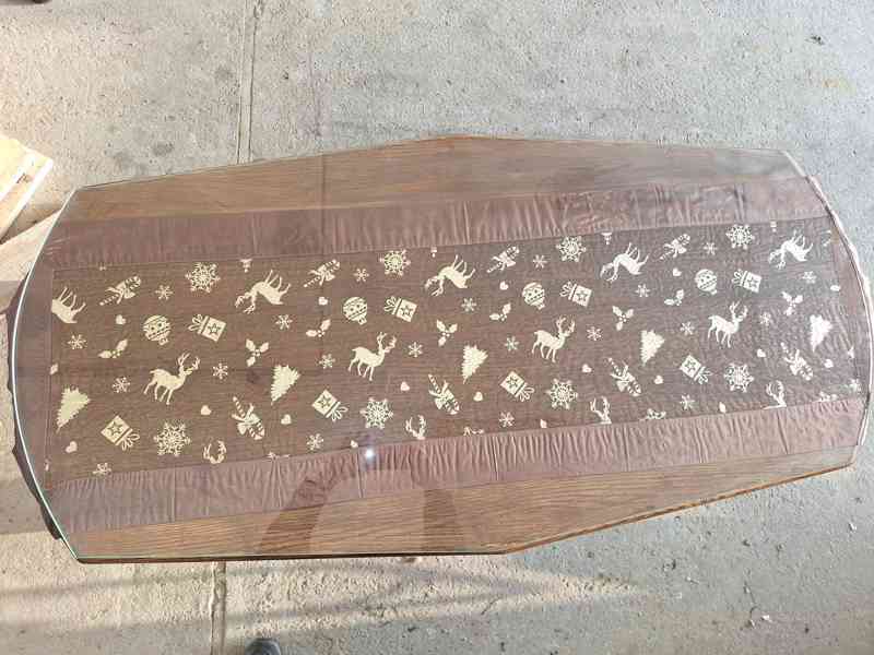 prodám dubový masivní konferenční stůl - foto 3