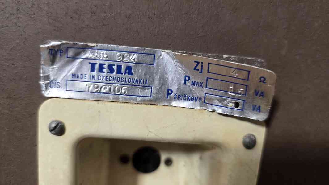 Reprosoustavy Tesla ARS 934, velmi dobrý zvuk - foto 6