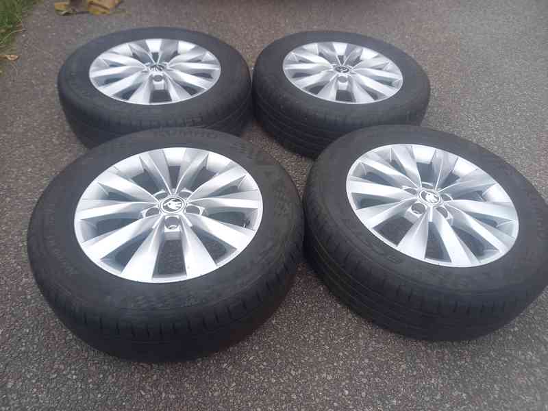Pěkná letní ALU sada Š.Kamiq/Scala+205/60R16 Bridgestone - foto 27
