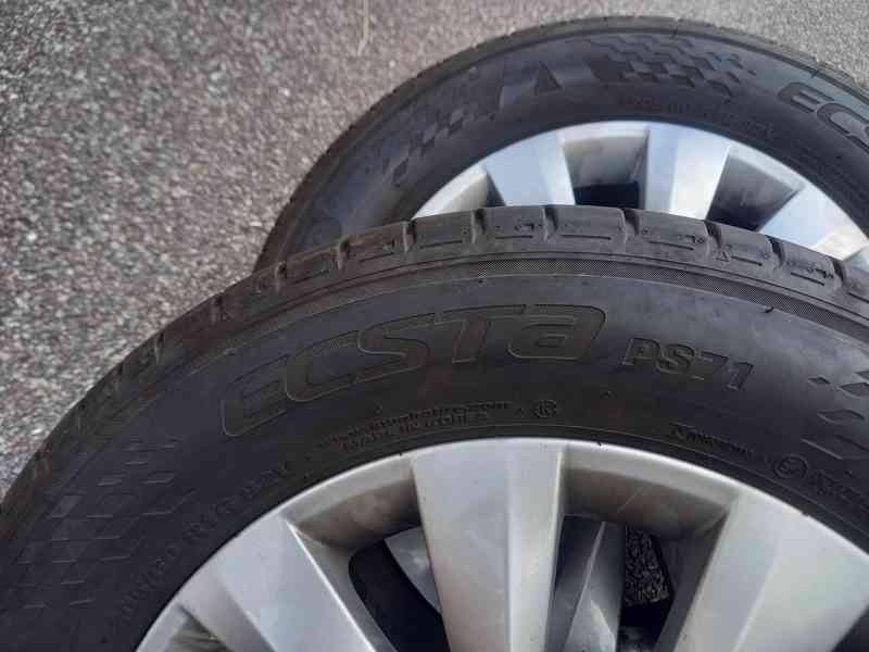 Pěkná letní ALU sada Š.Kamiq/Scala+205/60R16 Bridgestone - foto 6