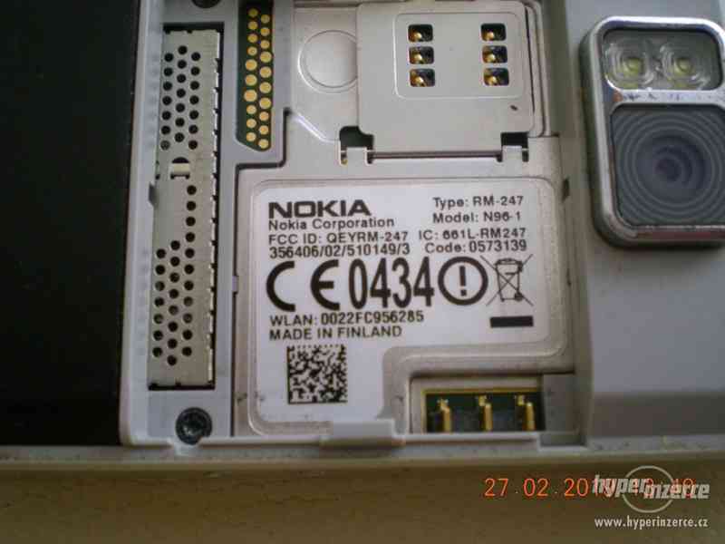 Nokia N96 -výsuvné mobilní telefony z r.2008 od 100,-Kč - foto 33