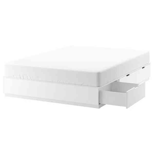 Postel NORDLI - Rám postele s úložnými díly, 180x200 cm - foto 9