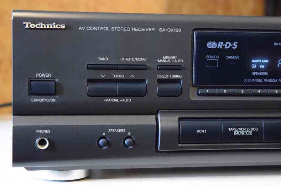 TECHNICS SA-GX180 VÝBORNÝ STEREO RECEIVER S RDS !! - foto 2