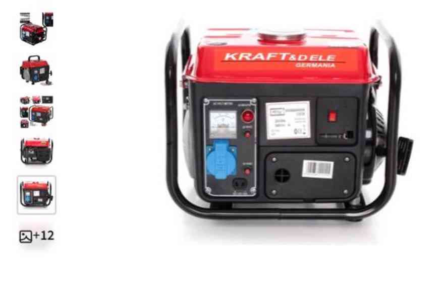 Elektrocentrála nová nerozbalená,doklad,1200W