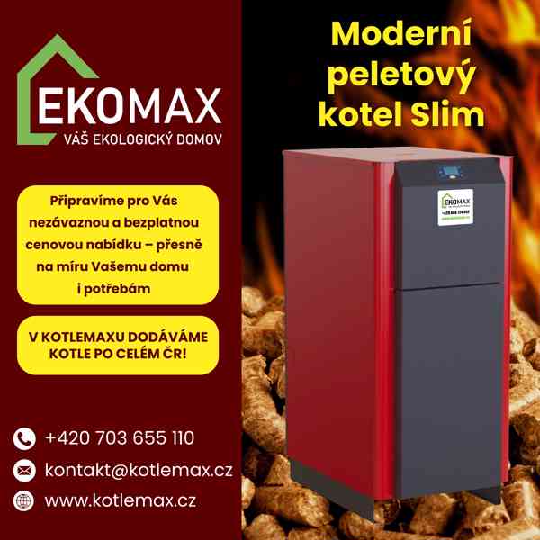 Ekologický kotel na pelety 27kW