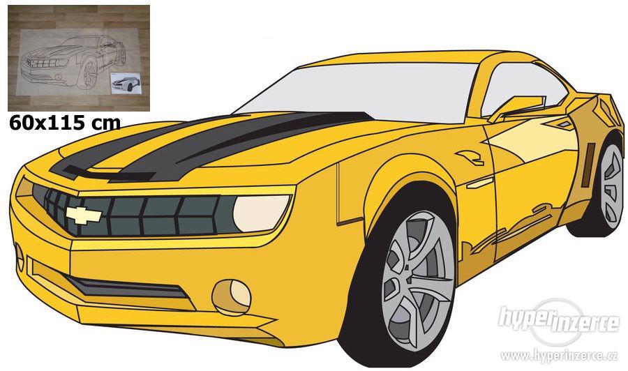 Šablony k malování na zeď Bumblebee auto - foto 2